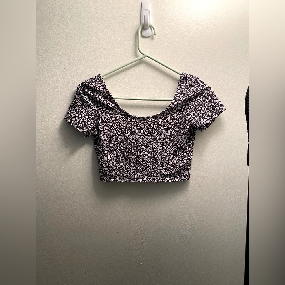 Vintage H&M Floral Crop Top